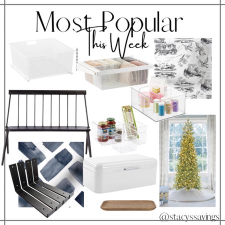 The most popular items of the week chose by you! Pantry organization, kids bedroom decor, organic sheets, Harry Potter, patio furniture, kitchen decor, shelf brackets, bathroom decor, pre lit Christmas tree



#LTKFind #LTKkids #LTKhome