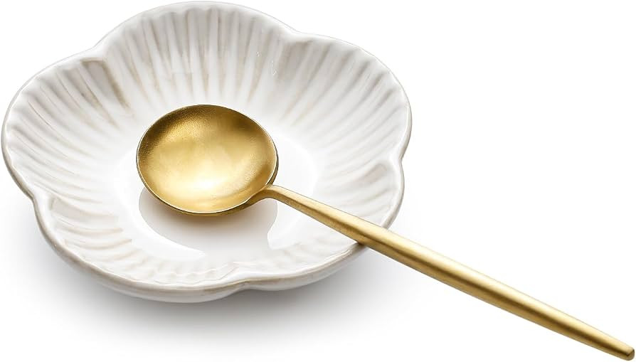 Koythin Ceramic Spoon Rest for Stove Top, Flower Spoon Holder for Kitchen Counter, Cooking Utensi... | Amazon (US)