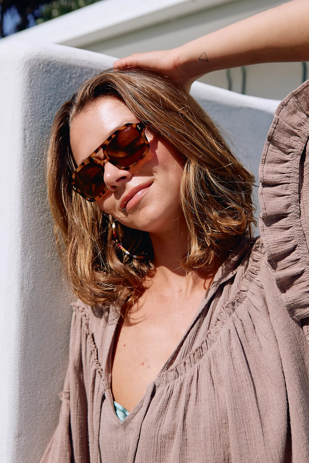 Royal Polarized Aviator Sunglasses | Free People (Global - UK&FR Excluded)