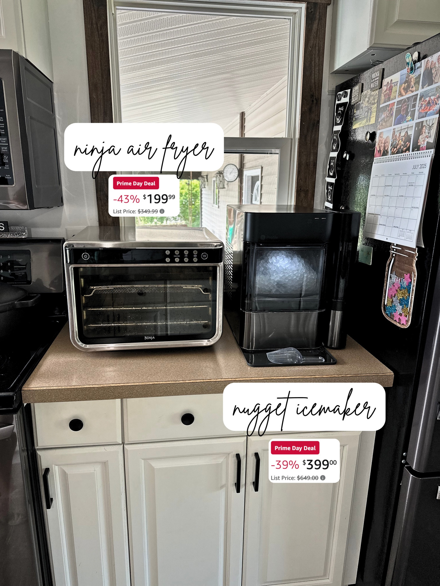 Two of our favorite small kitchen appliances are on sale for Amazon Prime Days! The Ninja Air fryer XL and nugget ice maker are used DAILY in our household. Linking them up here. 

#nuggetice #airfryer #momlife #kitchenfinds 

#LTKSaleAlert #LTKHome #LTKFamily