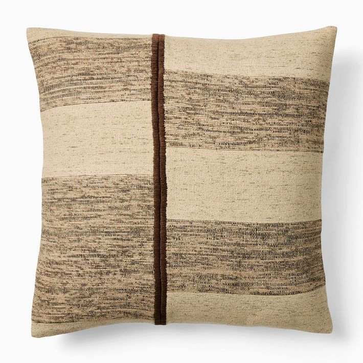 Spliced Texture Pillow Cover | West Elm (US)