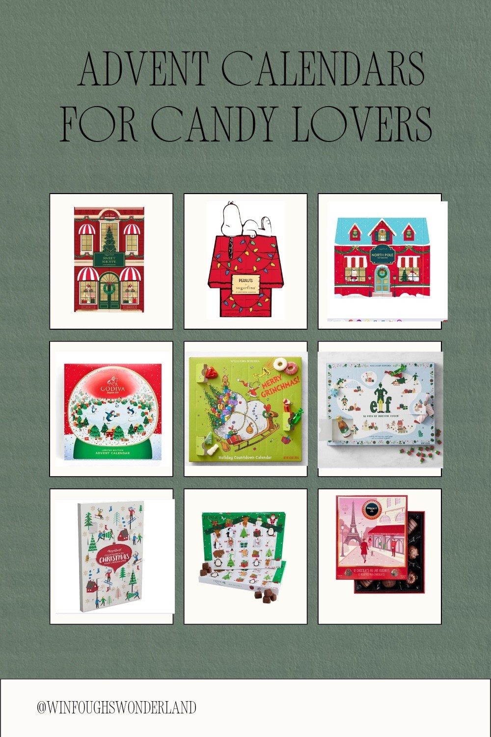 Advent Calendar for candy lovers! 
#candy #christmas 

#LTKGiftGuide #LTKSeasonal #LTKHoliday