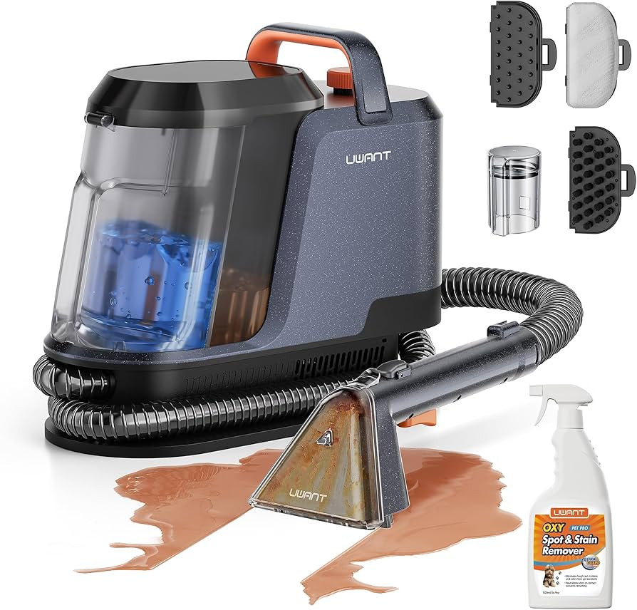 uwant Portable Carpet and Upholstery for Deep Cleaner, 18Kpa Carpet Cleaner Machine for Cars, Pet... | Amazon (US)
