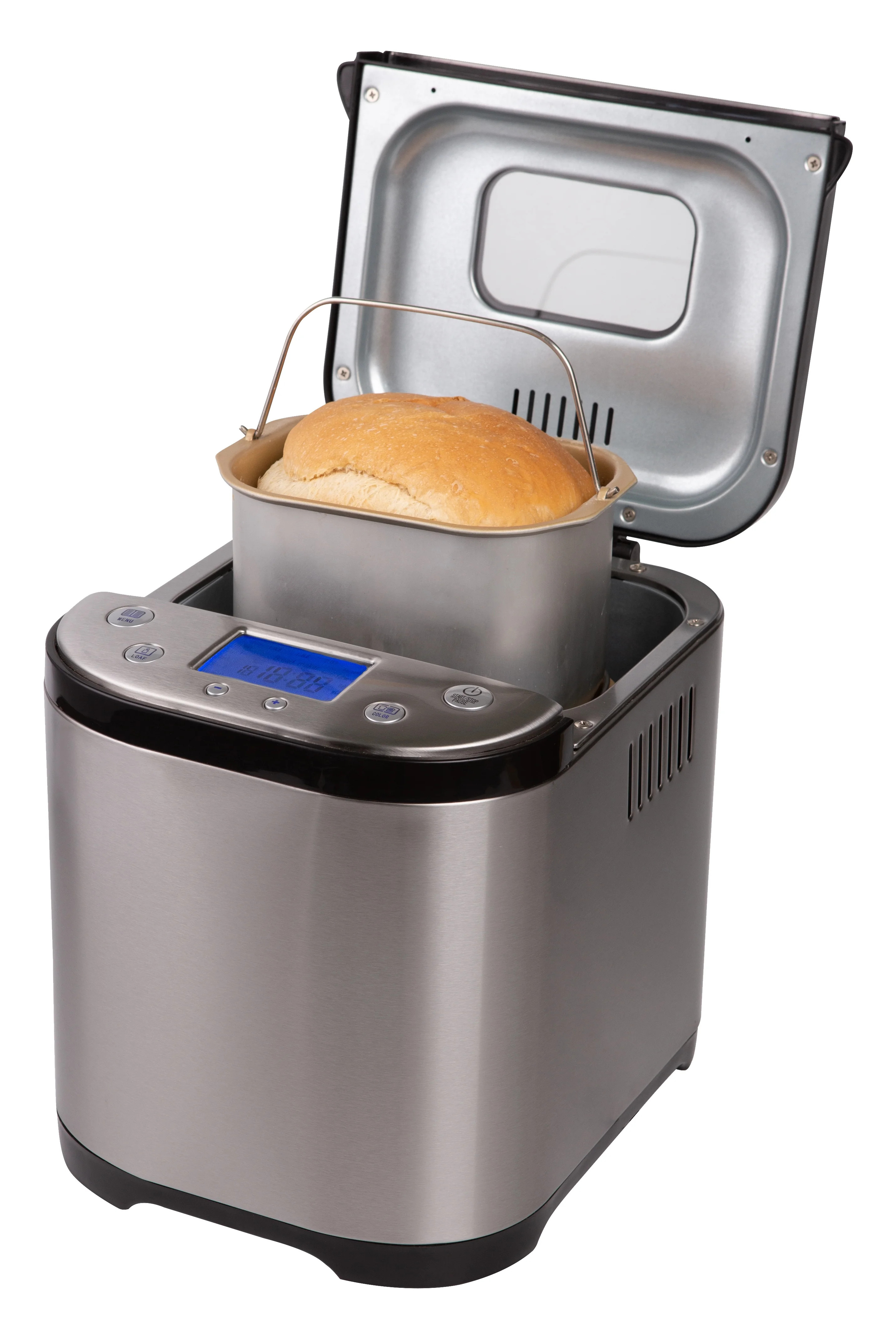 Frigidaire 15 Program Automatic Bread Maker EBRM100, Stainless Steel - Walmart.com | Walmart (US)