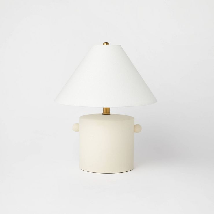 Ceramic Table Lamp with Knob Tan - Threshold™ designed with Studio McGee | Target