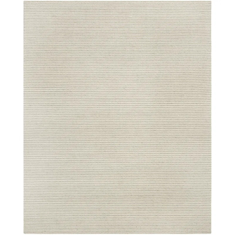 Tulane Hand-Woven Beige Silver/Ivory Area Rug | Wayfair North America