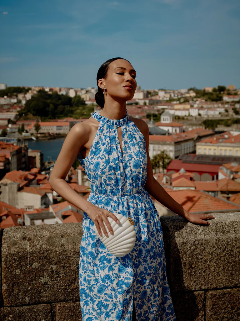 Cosette Elani Faron Keyhole Midi Dress | French Connection (UK)