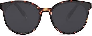 SOJOS Fashion Round Sunglasses for Women Men Oversized Vintage Shades SJ2057 | Amazon (US)
