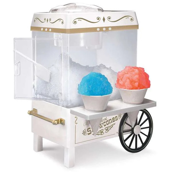 Nostalgia SCM525WH Snow Cone Maker, White - Walmart.com | Walmart (US)
