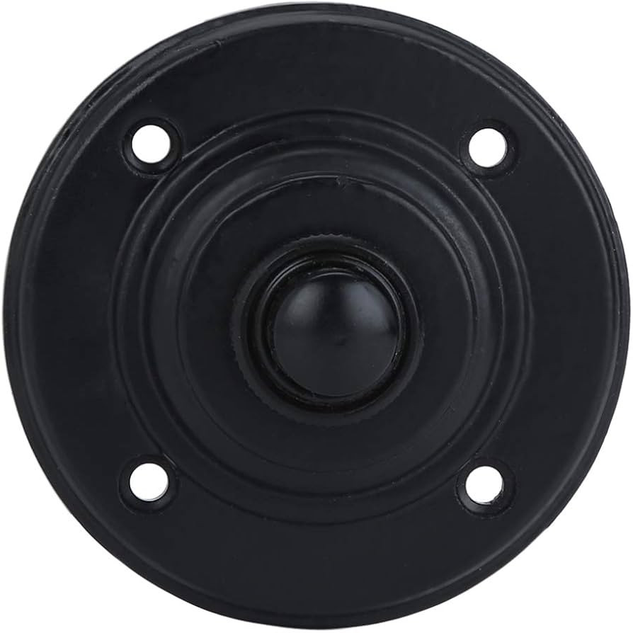 Wired Iron Doorbell Chime Push Button Vintage in Black Powder Coat Finish Vintage Decorative Door... | Amazon (US)