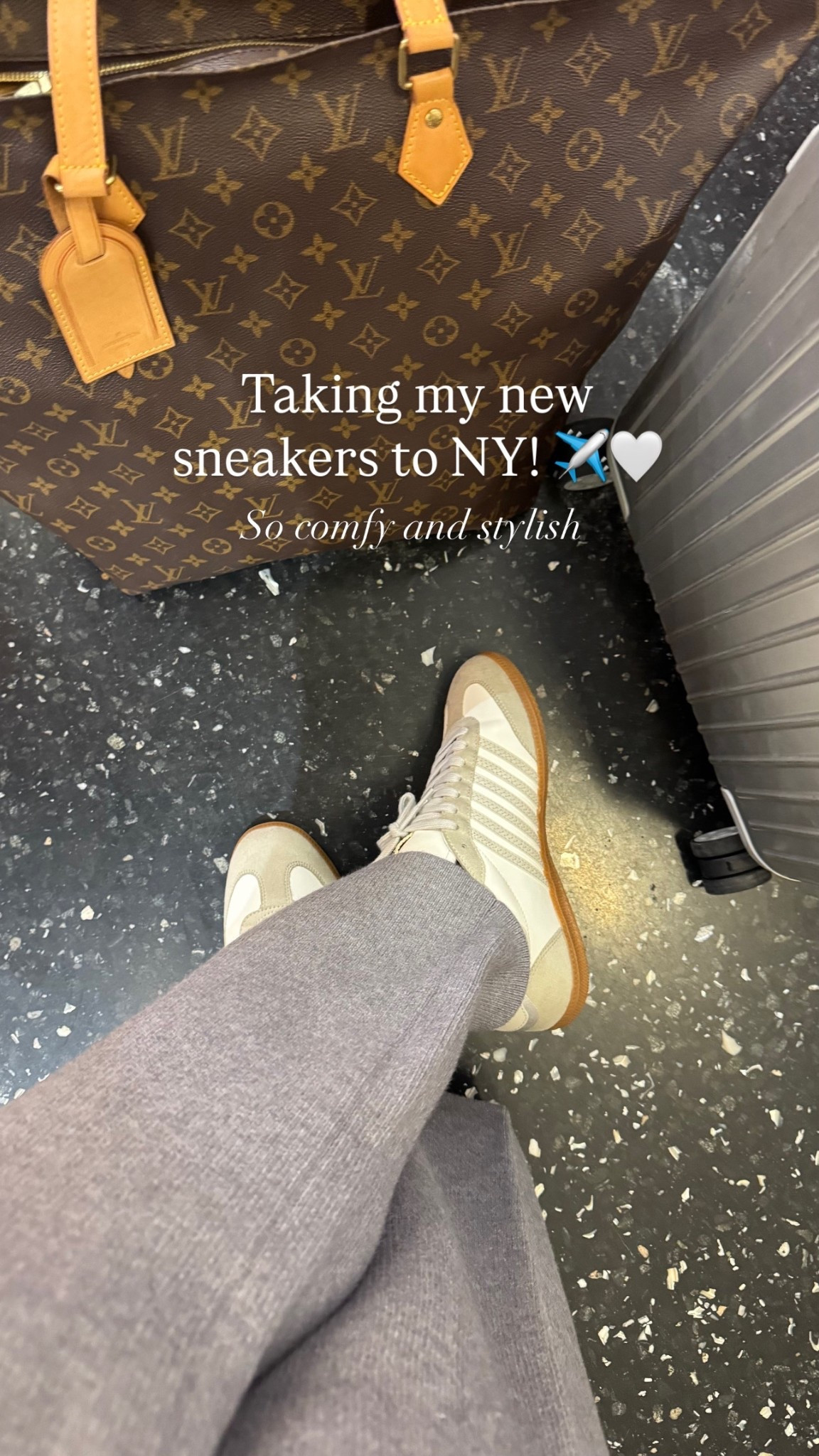 Newest sneakers 
Comfy and so stylish 
Run tts 
Also wearing a very comfortable set. Perfect for traveling! 
Wearing a size small . Runs tts 


#LTKOver40 #LTKTravel #LTKShoeCrush