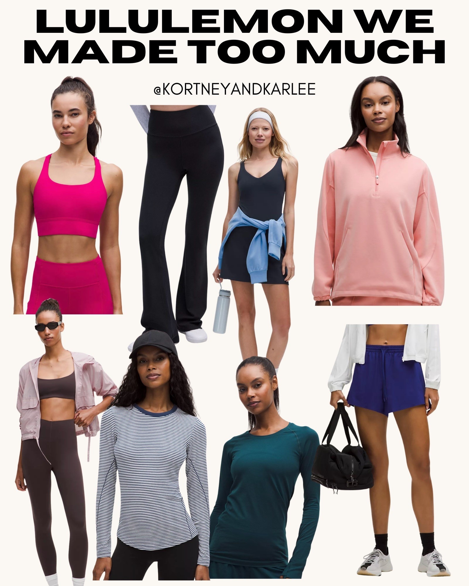 Lululemon we made too much!

Kortney and Karlee | #kortneyandkarlee #LTKfindsunder50 #LTKfindsunder100 #LTKtravel 
