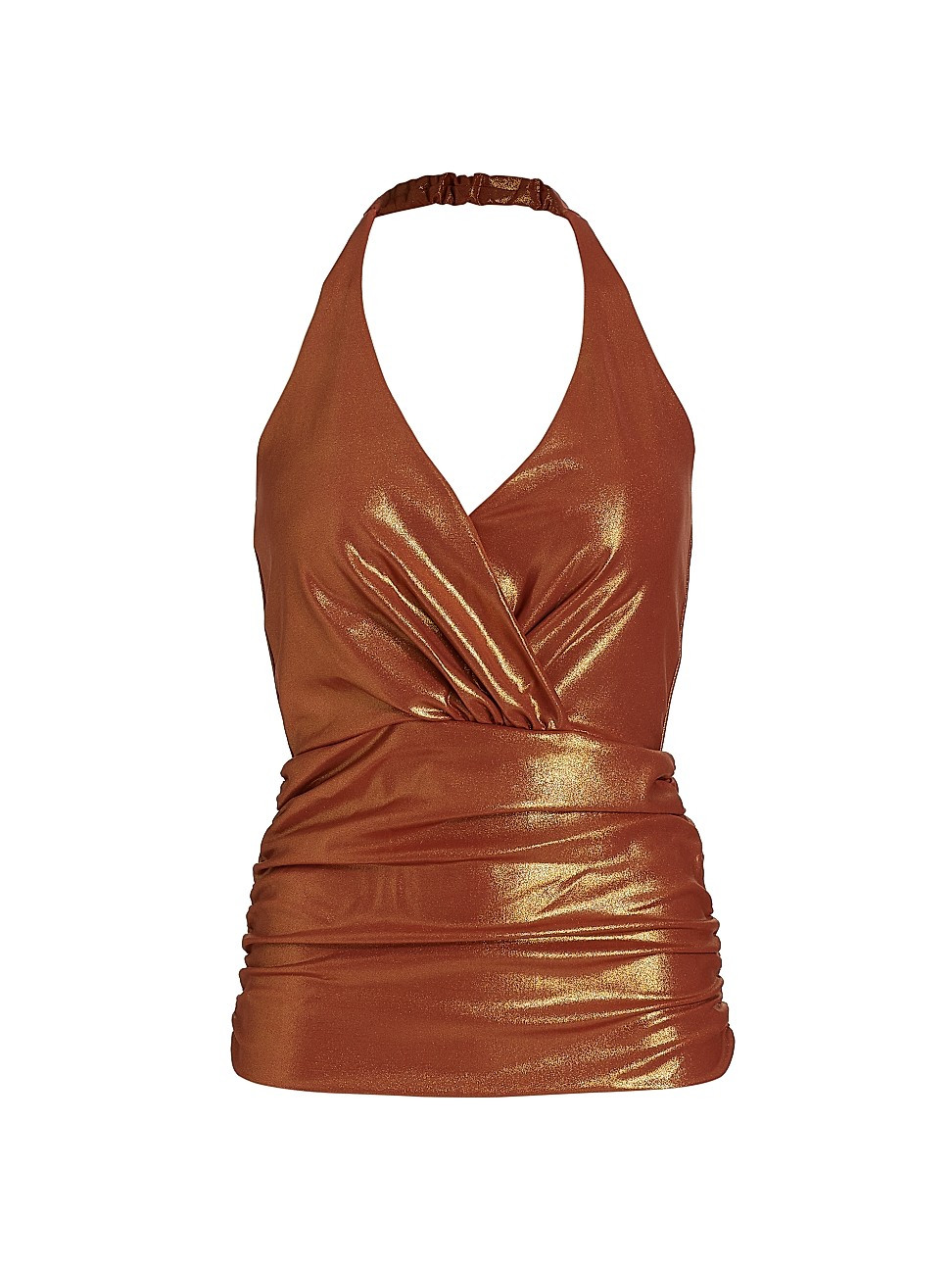 Sterlitzia Ruched Halter Top | Saks Fifth Avenue
