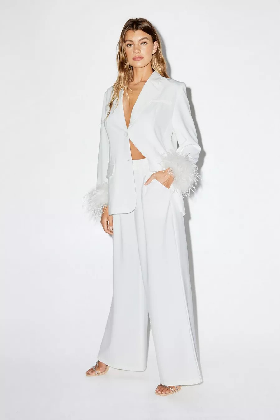Pleated Wide Leg Pants | Nasty Gal (US)