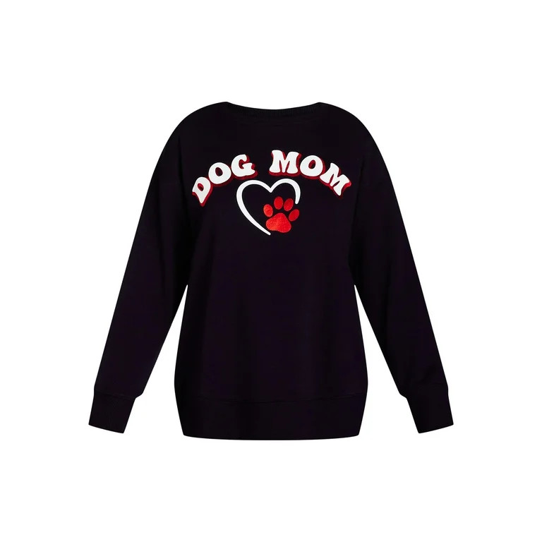 Valentine’s Day Women's Graphic Sweatshirt from Way to Celebrate, Sizes S-XXXL | Walmart (US)