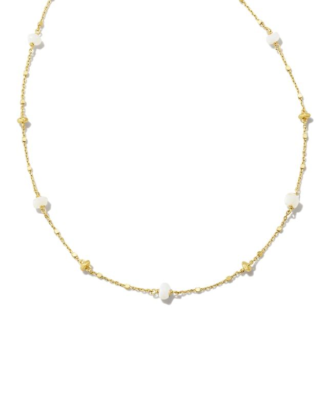 Opal 18k Gold Vermeil Strand Necklace in White Opal | Kendra Scott | Kendra Scott