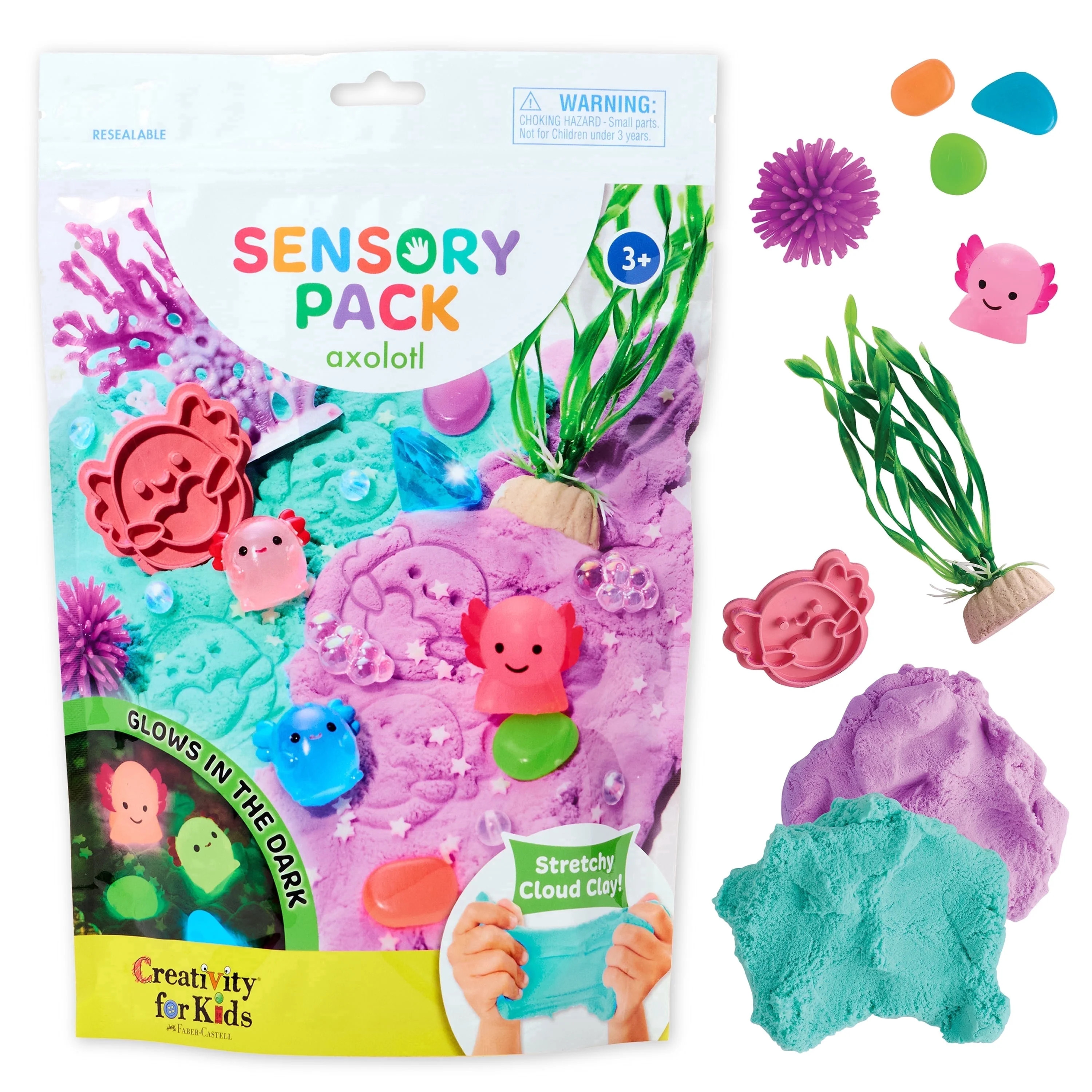Creativity for Kids Sensory Pack - Axolotl Easter Basket Filler | Sensory Toy for Toddlers | Past... | Walmart (US)