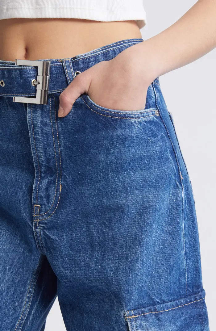 Cary Belted Cargo Jeans | Nordstrom
