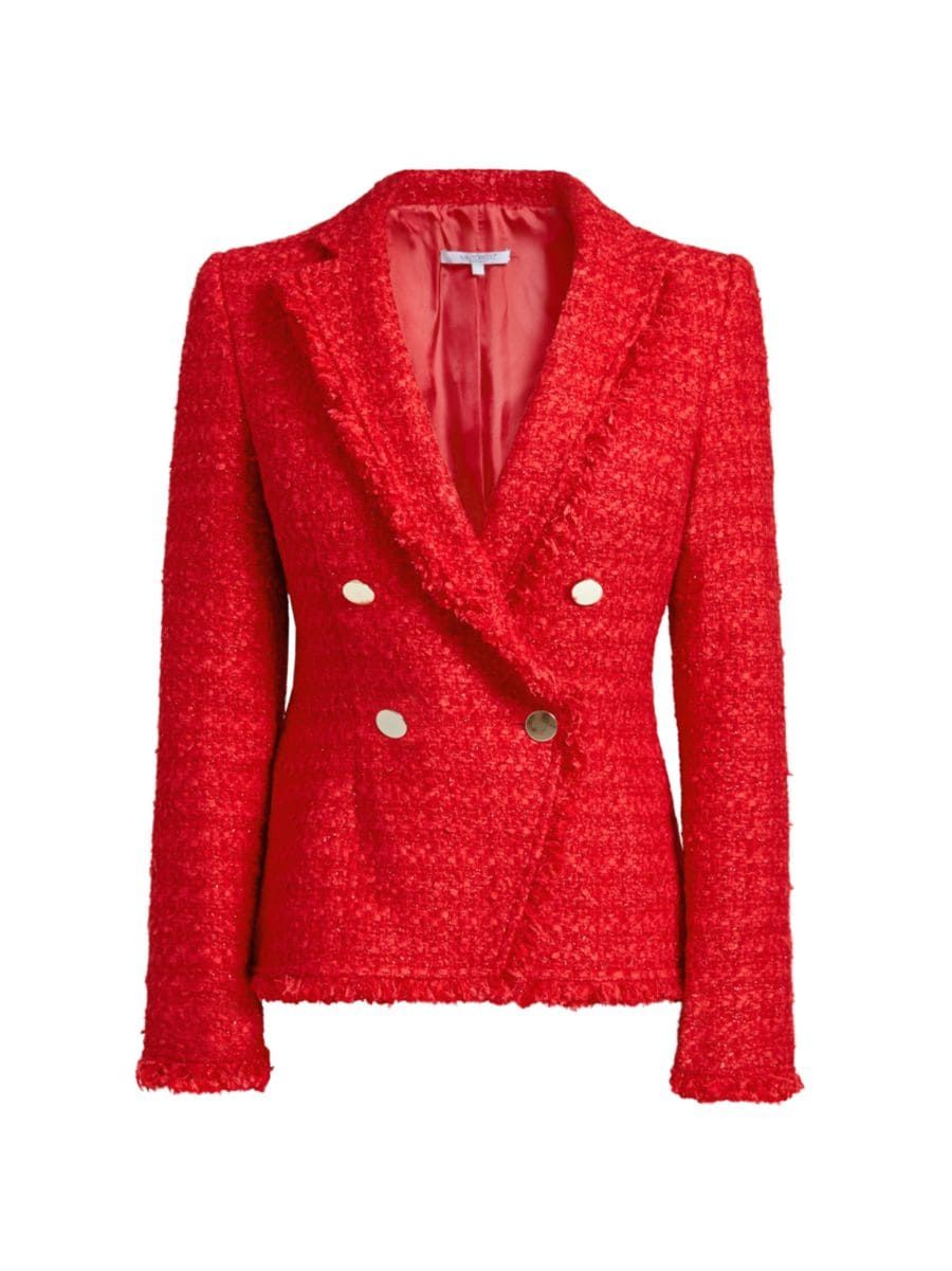 Double-Breasted Tweed Blazer | Saks Fifth Avenue