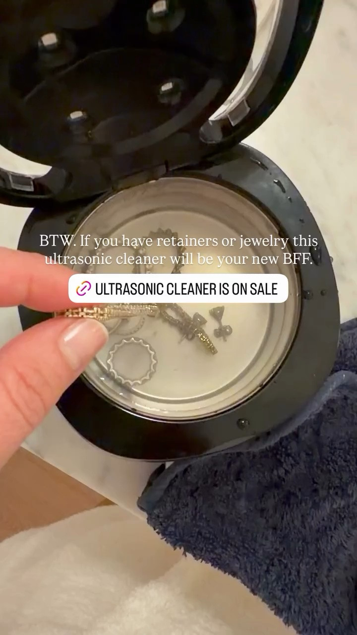 BTW. If you have retainers or jewelry this ultrasonic cleaner will be your new BFF. 32% off for Prime Day.

#LTKSeasonal #LTKHome #LTKSaleAlert