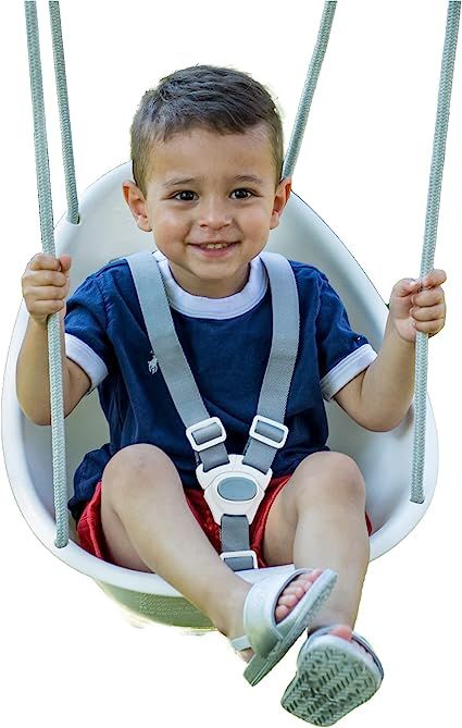 Swurfer Coconut - Your Child's First Swing with Blister Free Rope and 3-Point Safety Harness, Age... | Amazon (US)