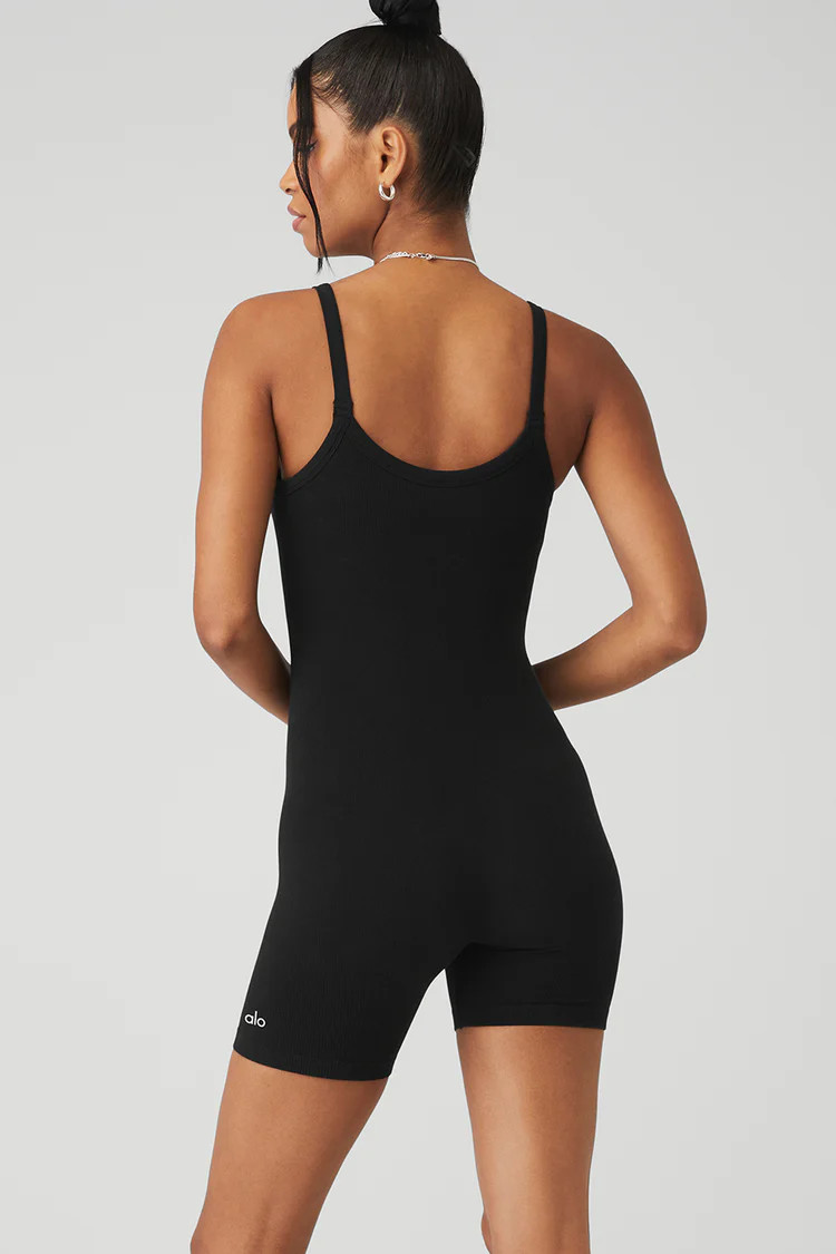 Seamless Ribbed Mellow Onesie | Alo Yoga (US)