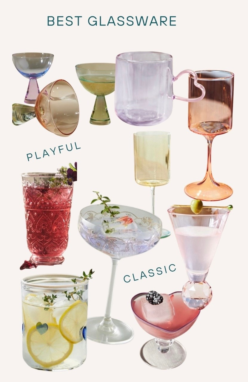 Best Anthro glassware roundup from classic “icon juice glass” to the hearth coupe and colored wine glasses 

#LTKHome #LTKselfcare #LTKdayinmylife