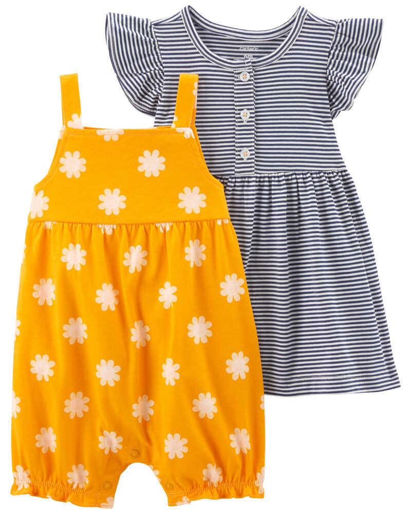 2-Pack Romper & Dress Set | Carter's