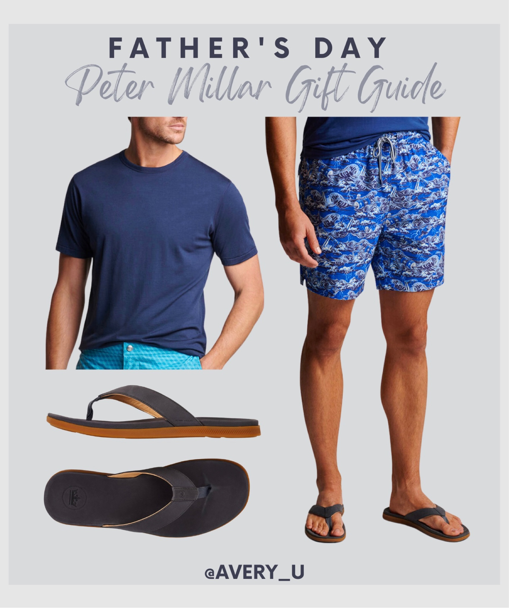 Peter Millar Father’s Day Gift Guide
#FathersDay #petermillar #summer #menssummerstyle #menstrunks #flipflops #swimtrunks #mensfashion 

#LTKswim #LTKGiftGuide #LTKmens