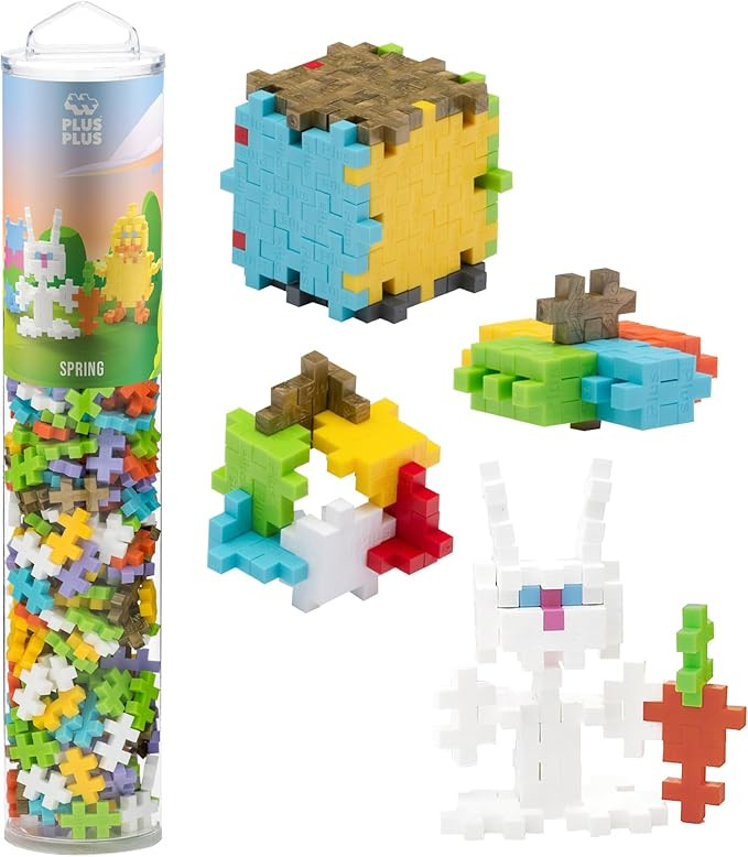 PLUS PLUS 240 Piece Interlocking Building Blocks for Kids, Open Ended Connecting Toys, STEM Bin C... | Amazon (US)
