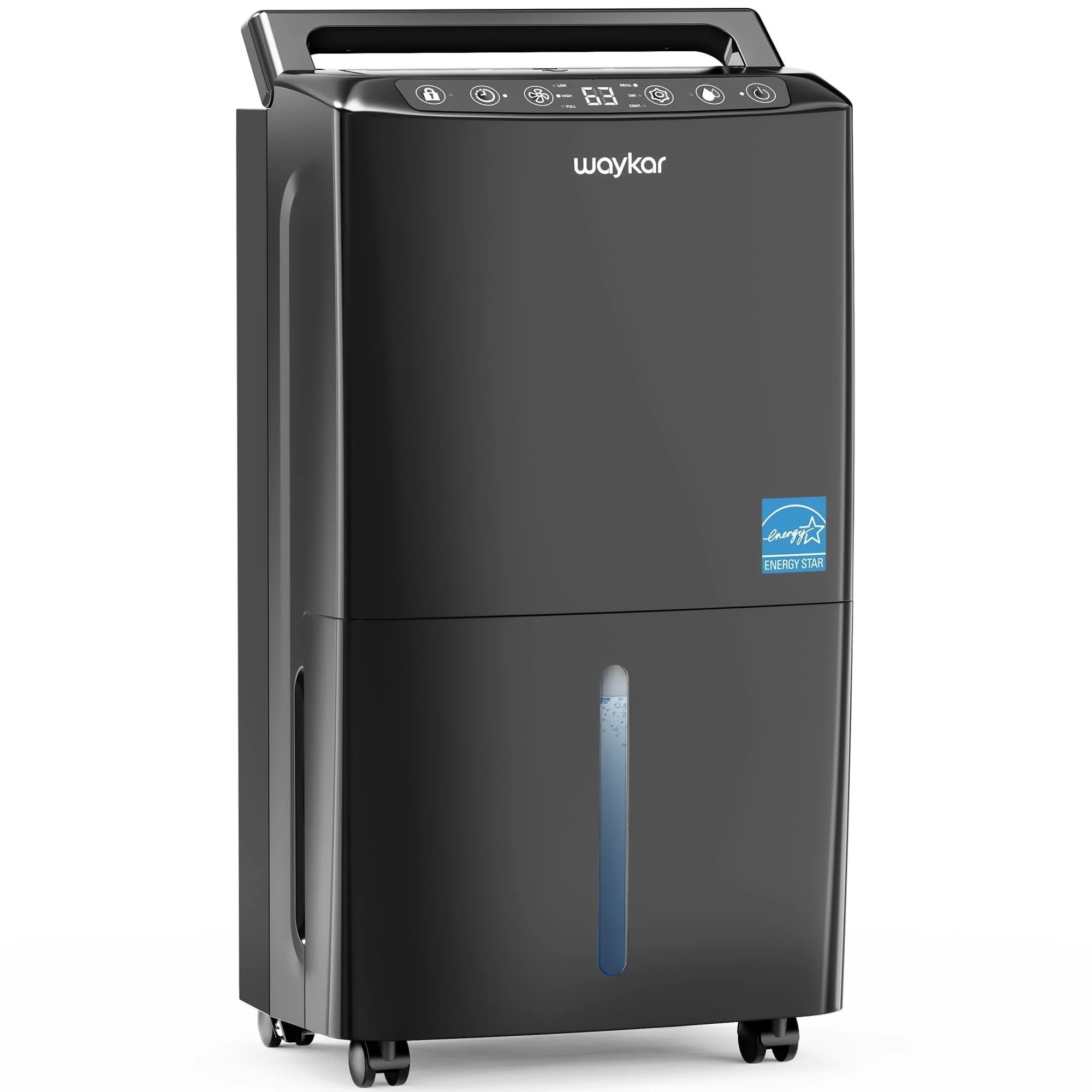 Waykar 10 Pint Dehumidifier, Energy Star Most Efficient 2025, Up to 1,000 Sq. Ft, Black | Walmart (US)
