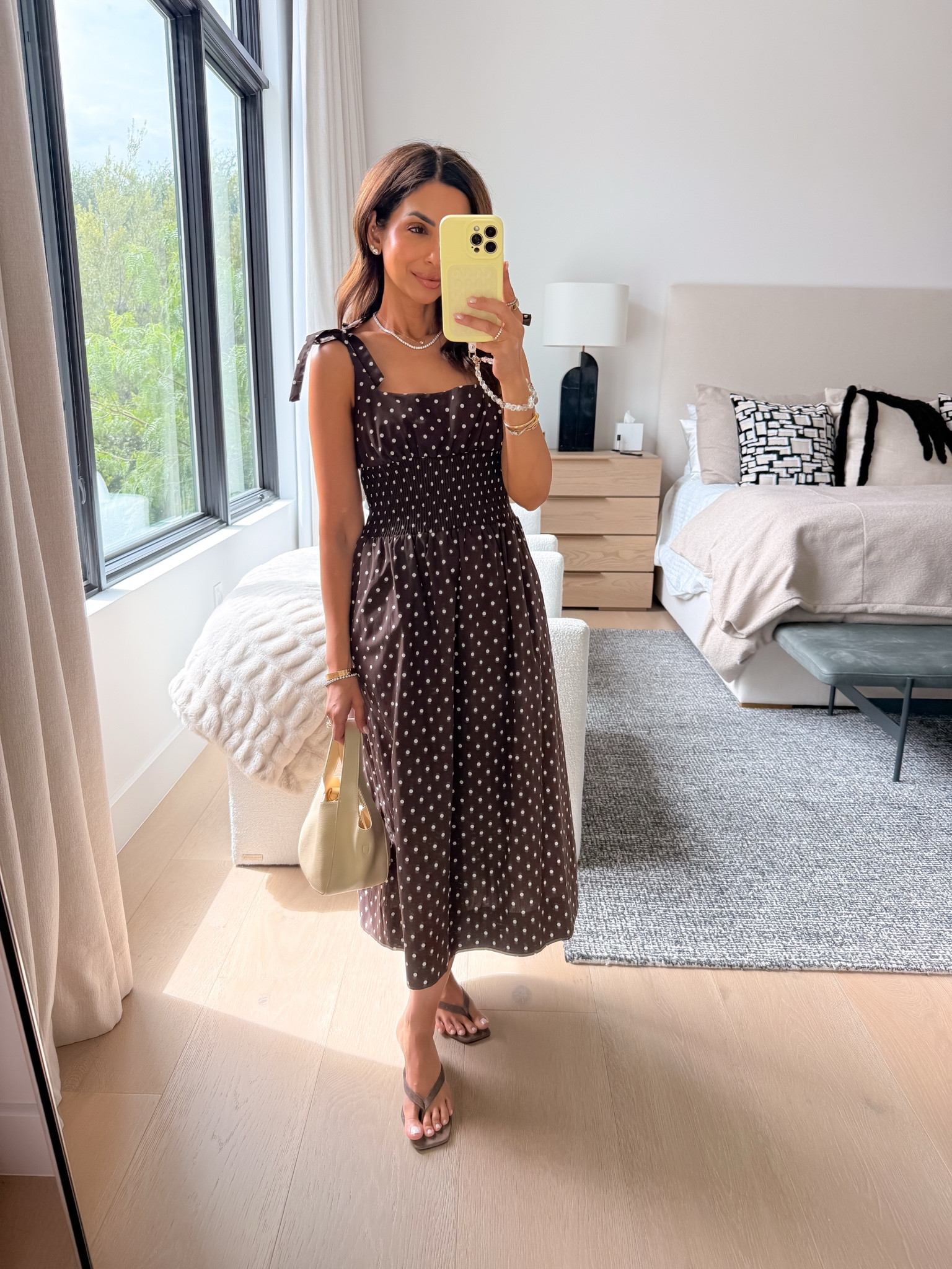 This polka dot dress is so cute! I love the fit - you could dress it up or down. I’m wearing size XXS Petite 🤎 @Anthropologie

#LTKootd #LTKPetite #LTKOver40
