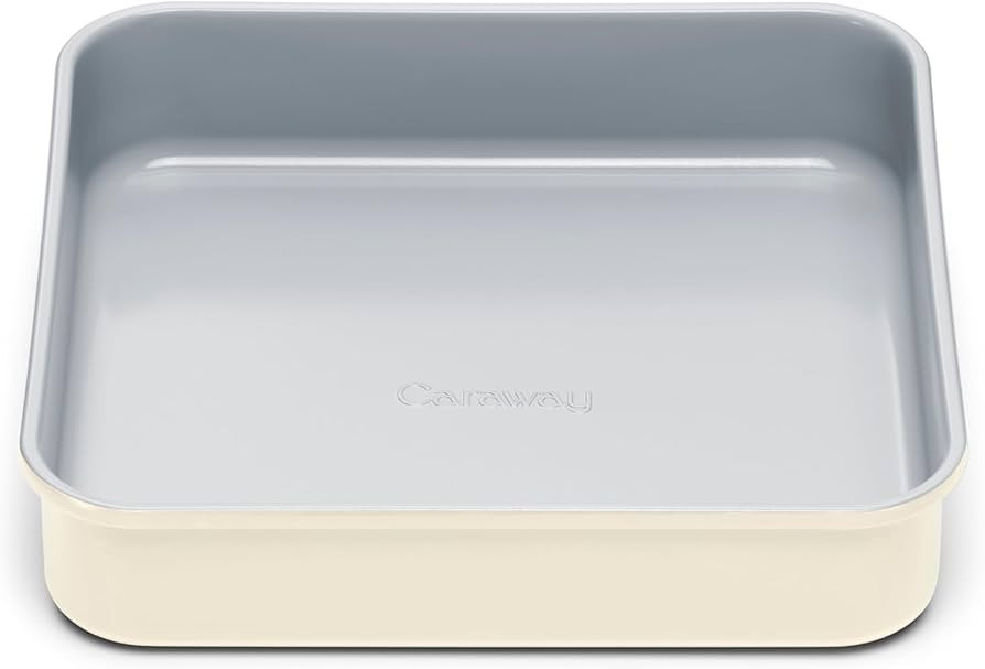 Caraway 9” Square Pan - Non-Stick Ceramic Coating - Free From Forever Chemicals - Cake Pan Perf... | Amazon (US)