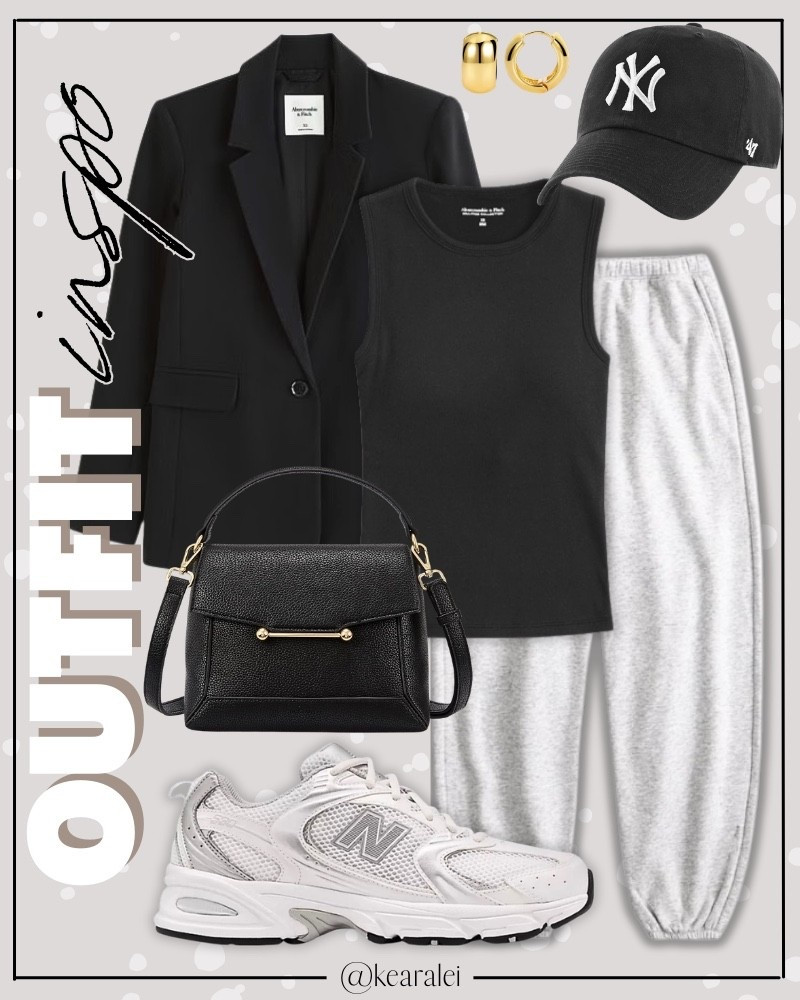 Spring outfit winter outfits Amazon comfy outfit street style cool mom outfits Amazon fashion women’s black blazer layered over black ribbed crew neck tank top free people inspired look for less light grey sweat pants sweats sweatpants cinch ankle Baggy Fleece Y2K Pants High Waisted Wide Leg Drawstring Jogger Sweatpants black tank top bodysuit white grey new balance 530 sneakers dad shoe chunky sneaker with black 47 brand baseball hat cap black leather handbag purse || #amazon #outfit #winter #fall #cozy #freepeople #vest #affordable #neutrals
.
.
.

Fitness Wear, Activewear, exercise outfit, workout leggings, sports bra, Lulu lemon, free people motion active athleisure Amazon fashion, teacher outfits, business casual, casual outfits, neutrals, street style, Midi skirt, Maxi Dress, Swimsuit, Bikini, Travel, skinny Jeans, Puffer Jackets, Concert Outfits, Cocktail Dresses, Sweater dress, Sweaters, cardigans Fleece Pullovers, hoodies, button-downs, Oversized Sweatshirts, Jeans, High Waisted Leggings, dresses, joggers, fall Fashion, winter fashion, leather jacket, Sherpa jackets, Deals, shacket, Plaid Shirt Jackets, apple watch bands, lounge set, Date Night Outfits, Vacation outfits, Mom jeans, shorts, sunglasses, Disney outfits, Romper, jumpsuit, Airport outfits, biker shorts, Weekender bag, plus size fashion, Stanley cup tumbler Target, Abercrombie and fitch, Amazon, Shein, Nordstrom, H&M, forever 21, forever21, Walmart, asos, Nordstrom rack, Nike, adidas, Vans, Quay, Tarte, Sephora, lululemon, free people, j crew jcrew factory, old navy


#LTKSeasonal #LTKootd #LTKSaleAlert