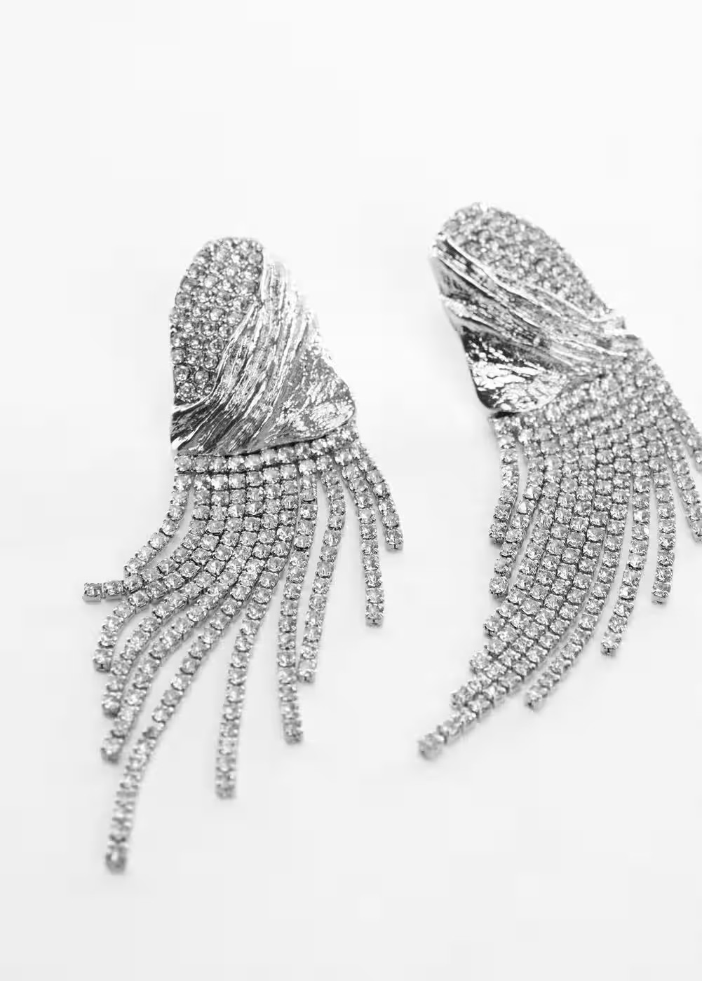 Kristall-wasserfall-ohrringe -  Damen | Mango Deutschland | MANGO (DE)