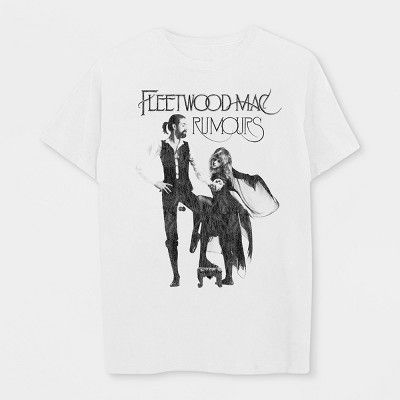 Men's Fleetwood Mac Short Sleeve Graphic T-Shirt - White L | Target
