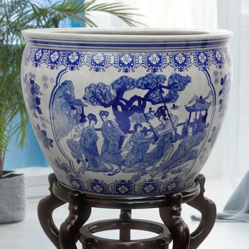 Prunty Chinese Porcelain Pot Planter | Wayfair North America