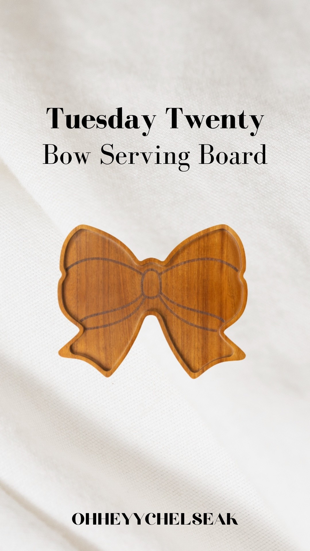Tuesday Twenty // Walmart Find // Bow Serving Board 

#LTKSeasonal #LTKHome #LTKHoliday