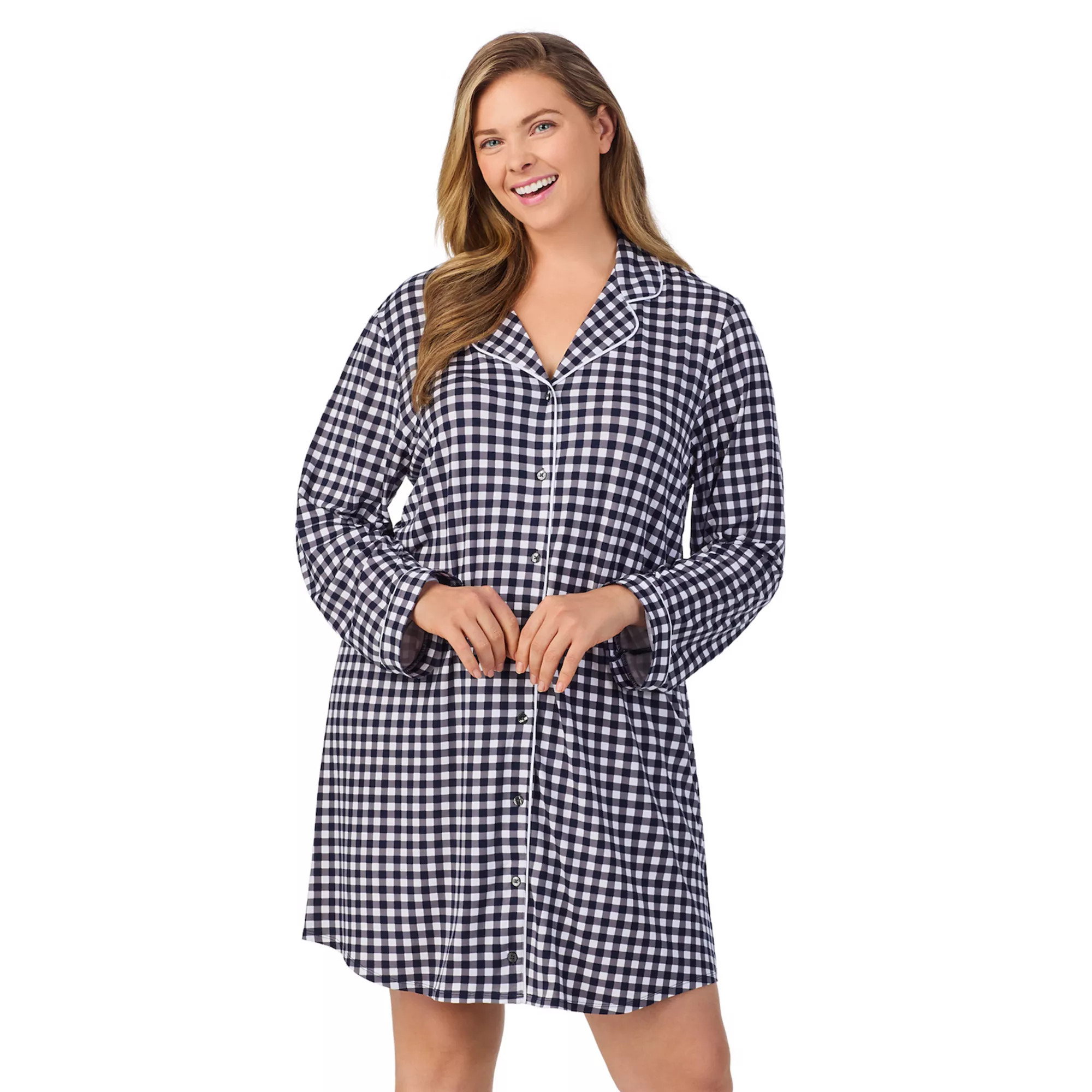 Plus Size Draper James Button Front Pajama Sleepshirt | Kohl's