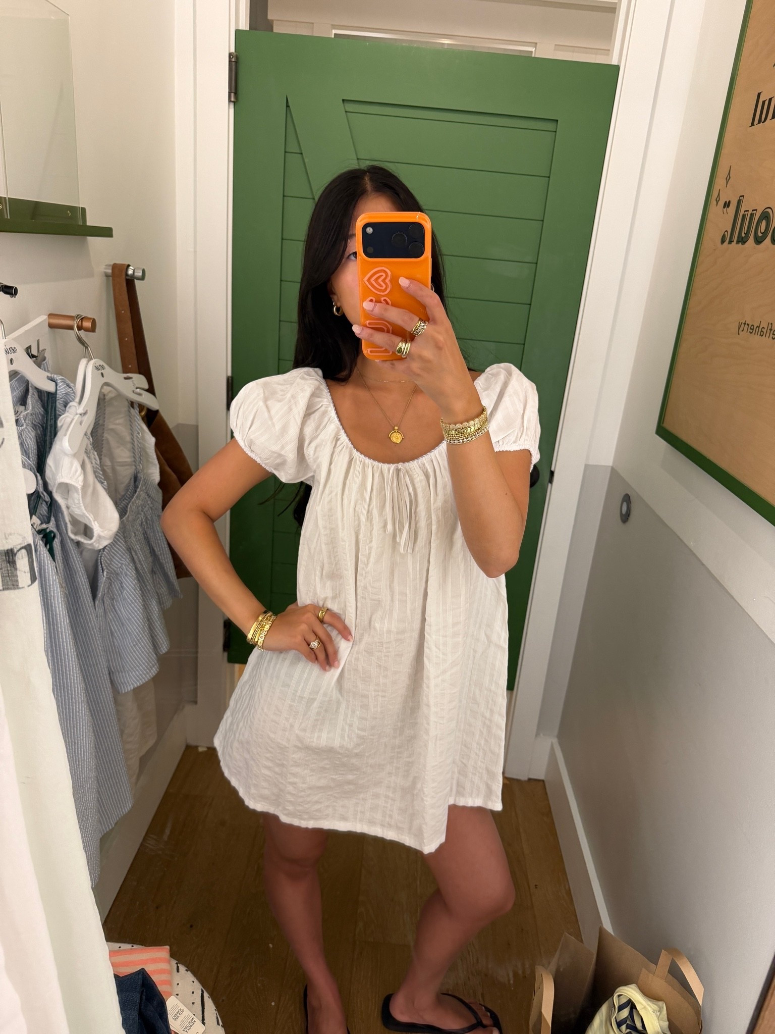 wearing size XS!! lot of sizes in stock in white