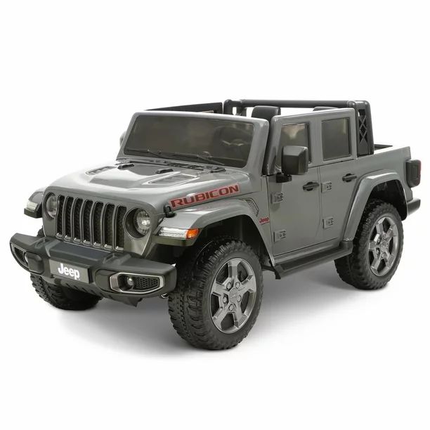 12 volt Jeep Gladiator Battery Powered Ride On Vehicle, Gray - Walmart.com | Walmart (US)