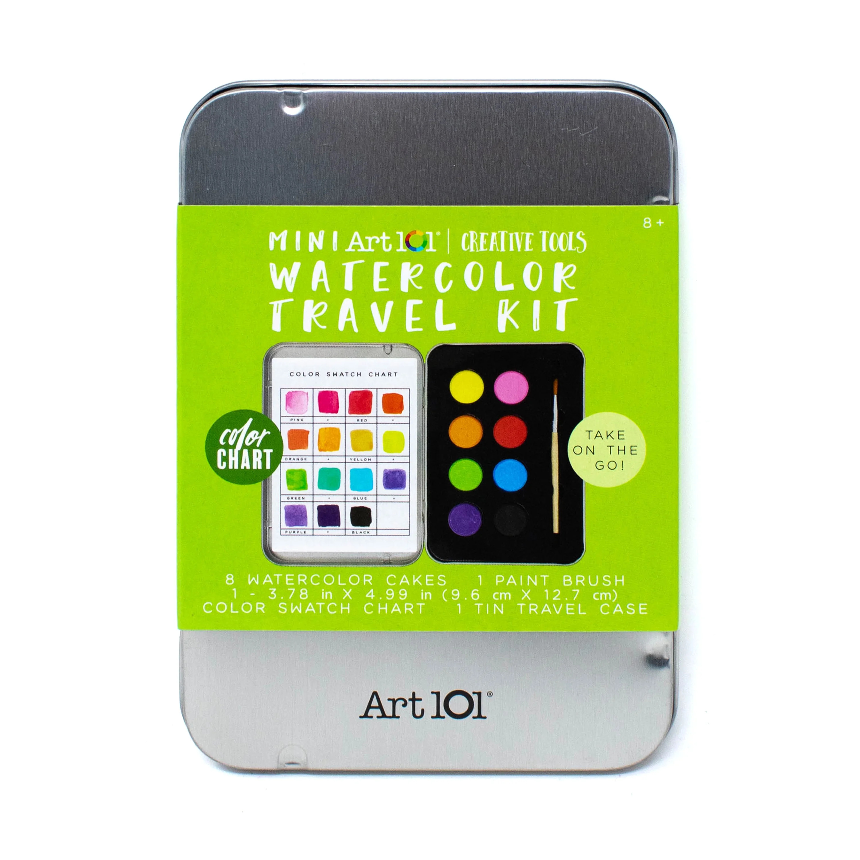 Art 101 Creative Tools Watercolor Painting Set for Children to Adults in Tin Case | Walmart (US)