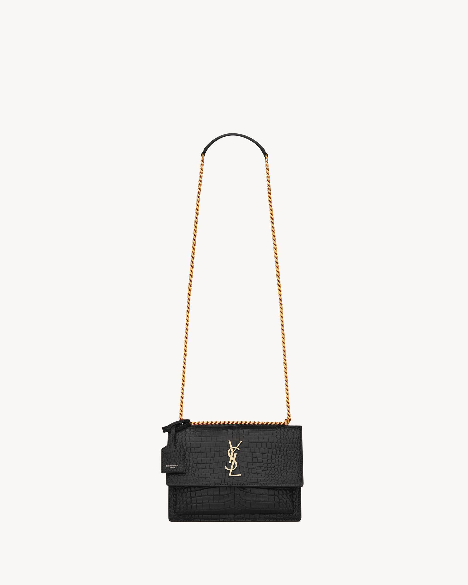 SUNSET MEDIUM IN CROCODILE-EMBOSSED LEATHER | Saint Laurent Inc. (Global)