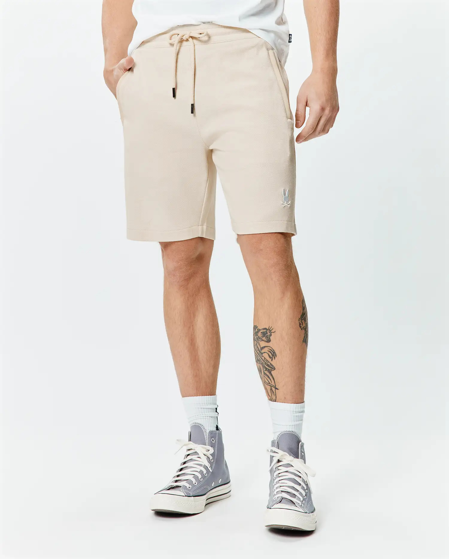 Men's Keith Short 8" in Sand | Psycho Bunny | Psycho Bunny (US)