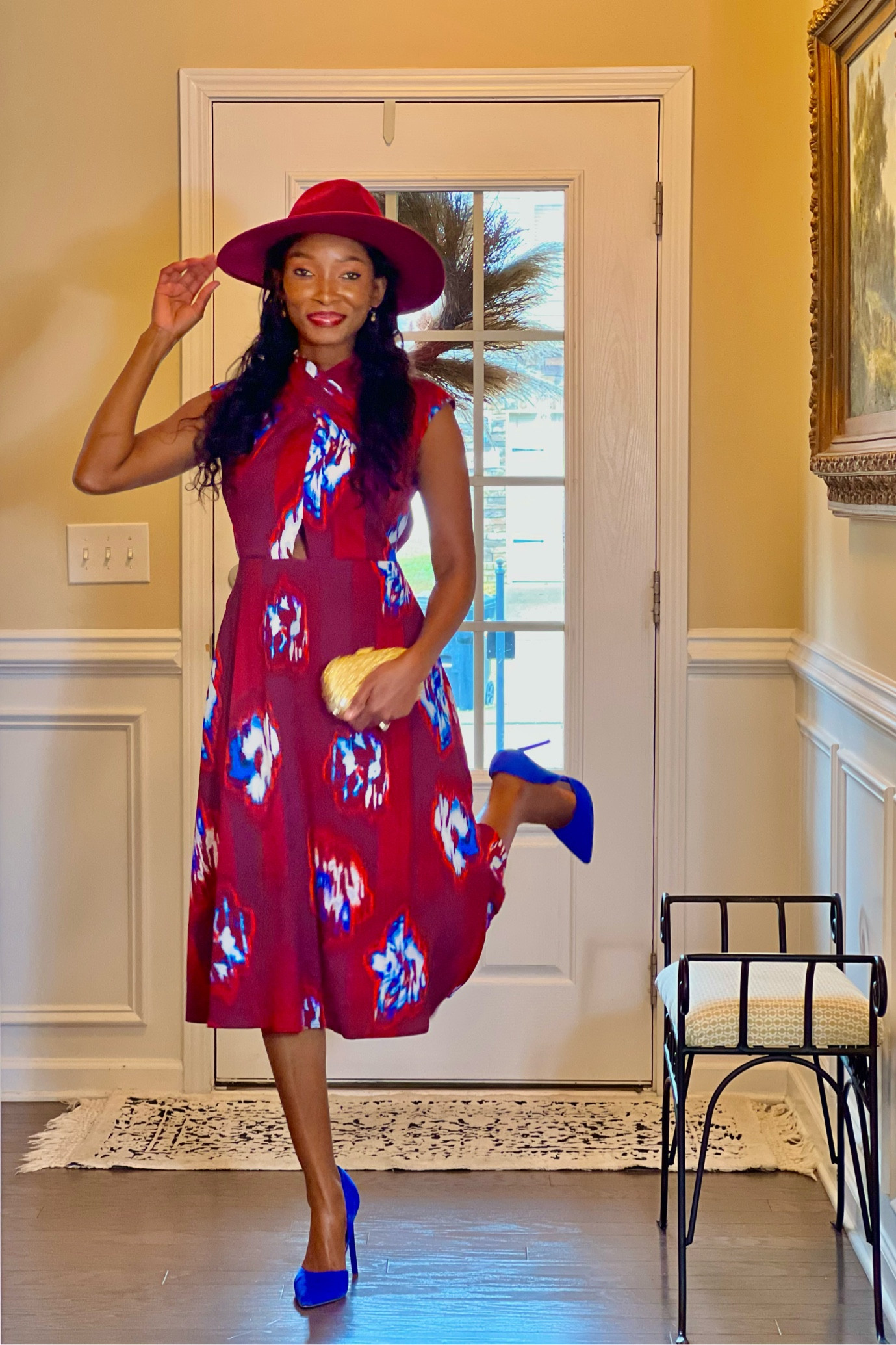 Patterned midi dress perfect for
Dinner date. Shop this look at Walmart before it’s gone. 

#LTKFind #LTKstyletip #LTKunder50