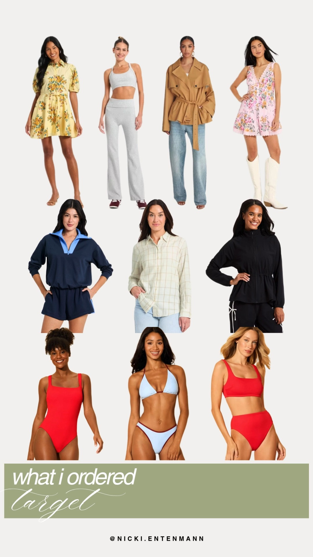 Check out my latest Target order for all the spring inspiration! 🎯 Target is absolutely crushing the trends right now with everything from breezy floral dresses to essential activewear and seasonal swimwear. Whether you are prepping for a spring break getaway or just refreshing your daily rotation, these pieces are stylish, affordable, and so easy to mix and match.  #TargetStyle #TargetFinds #SpringFashion2026 #TargetHaul #SpringVibes #SwimwearStyle #OOTD #AffordableFashion #TargetRun #SpringEssentials 

 #LTKSpringSale #LTKootd #LTKTravel