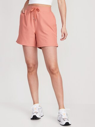 High-Waisted PowerSoft Shorts for Women -- 5-inch inseam | Old Navy (US)