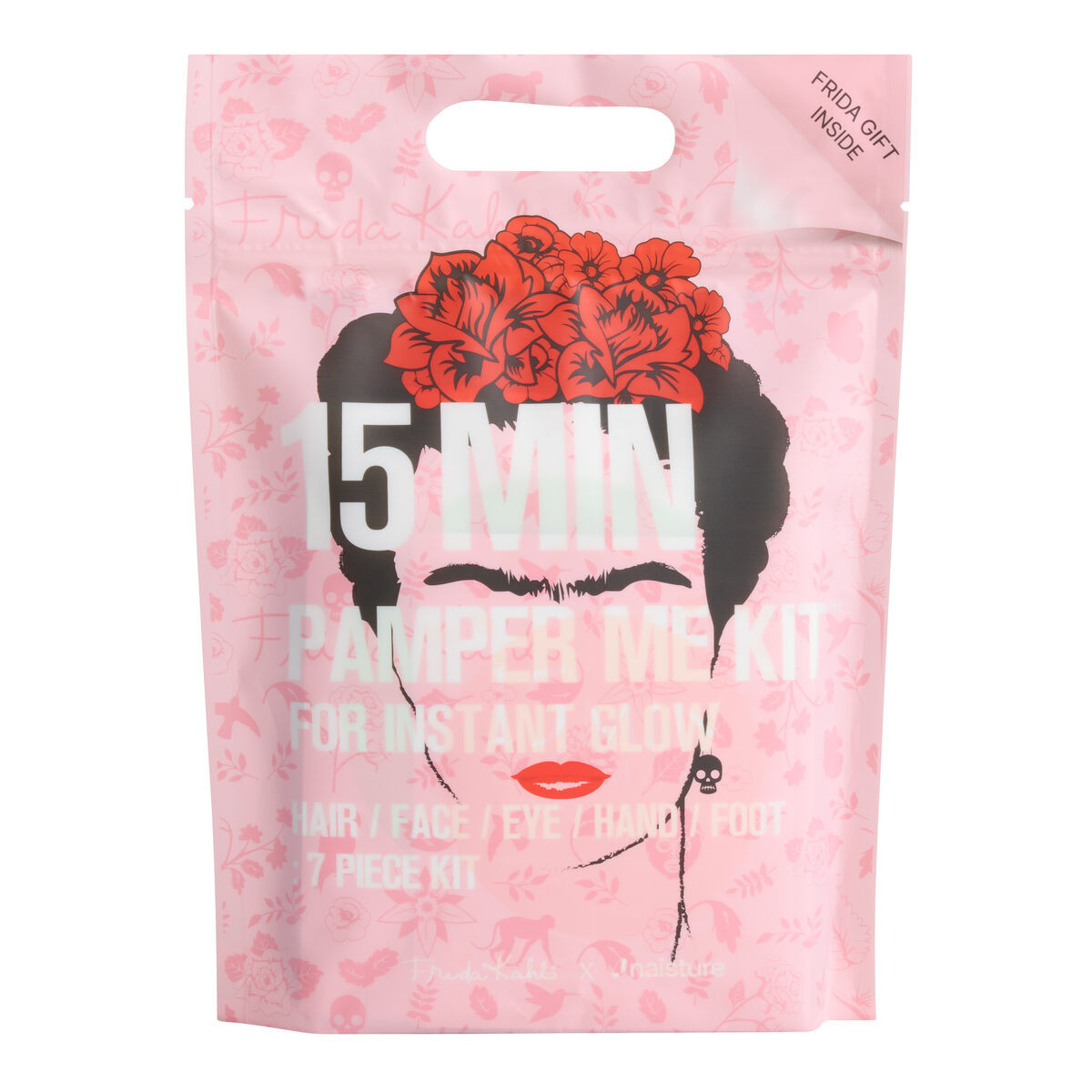 Naisture Frida Kahlo Pamper Me Korean Beauty Mask Set 7 Pack in Pink by World Market | World Market