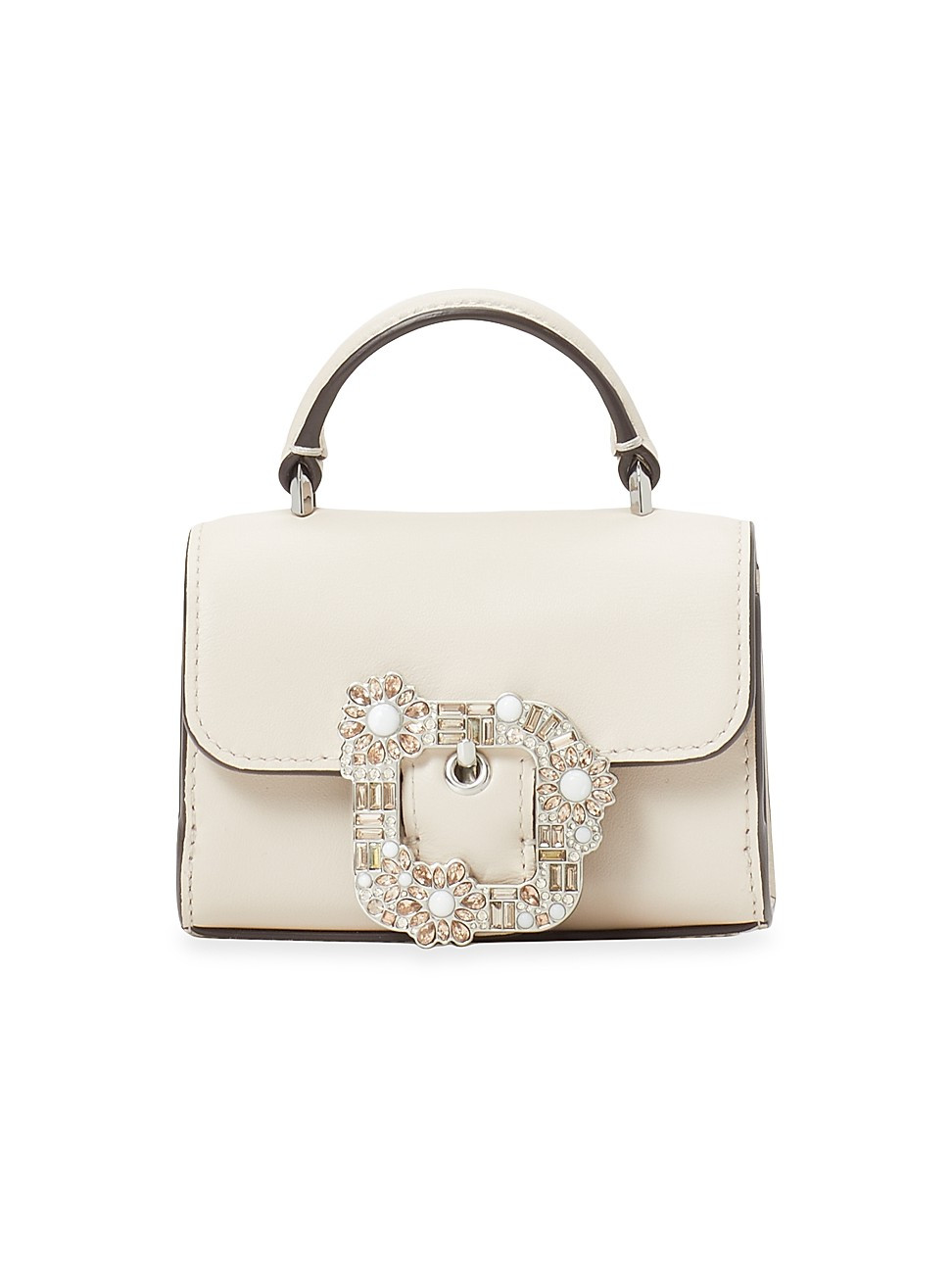 Lovitt Buckle Leather Micro Top Handle Bag | Saks Fifth Avenue