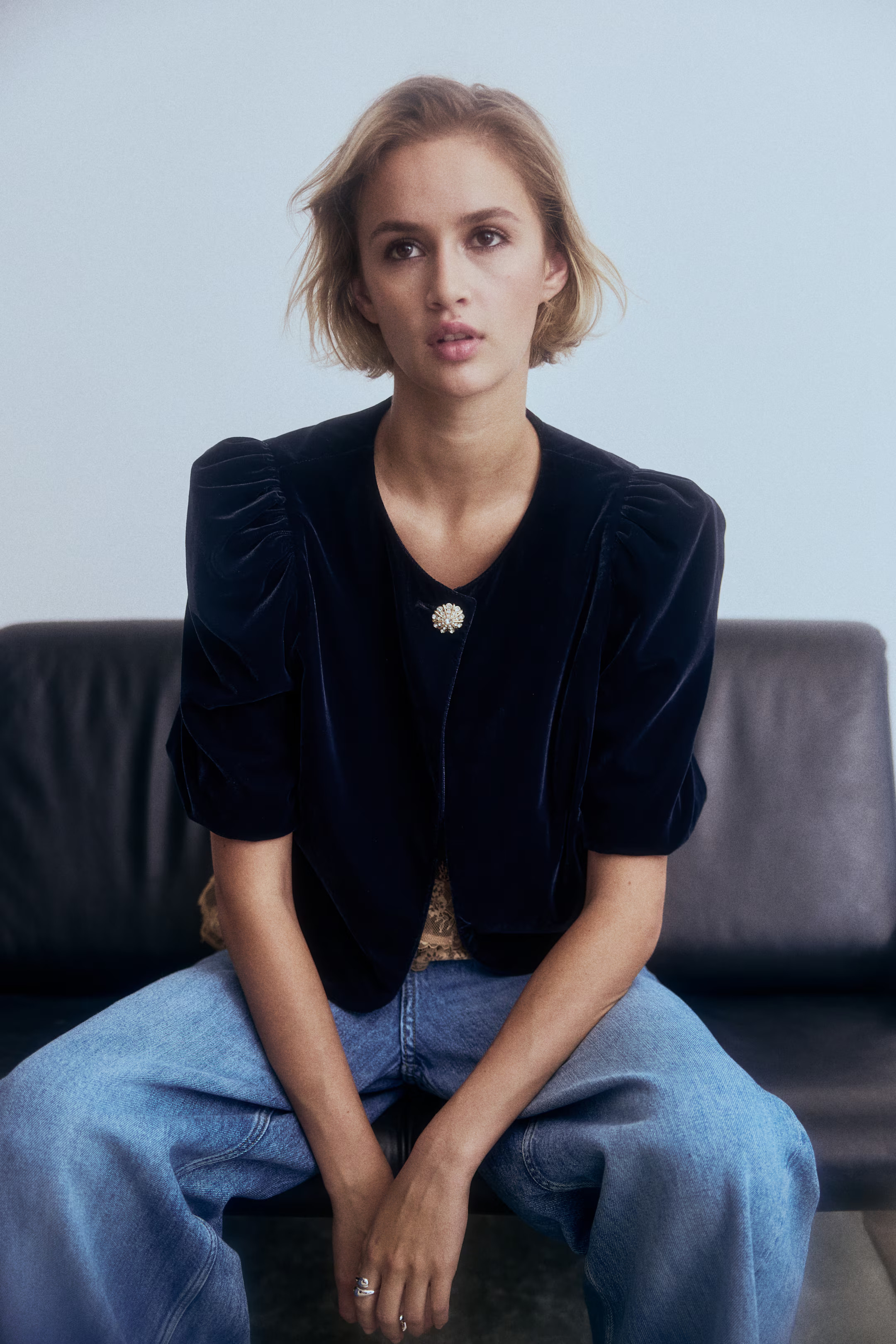 Puff-sleeved top | H&M (UK, MY, IN, SG, PH, TW, HK)